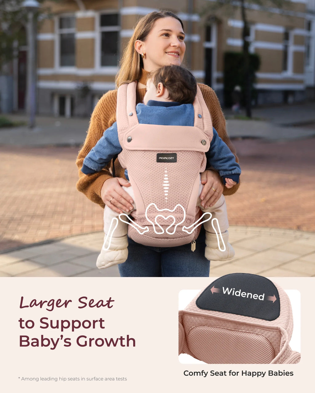 2-In-1 Hip Seat Baby Carrier