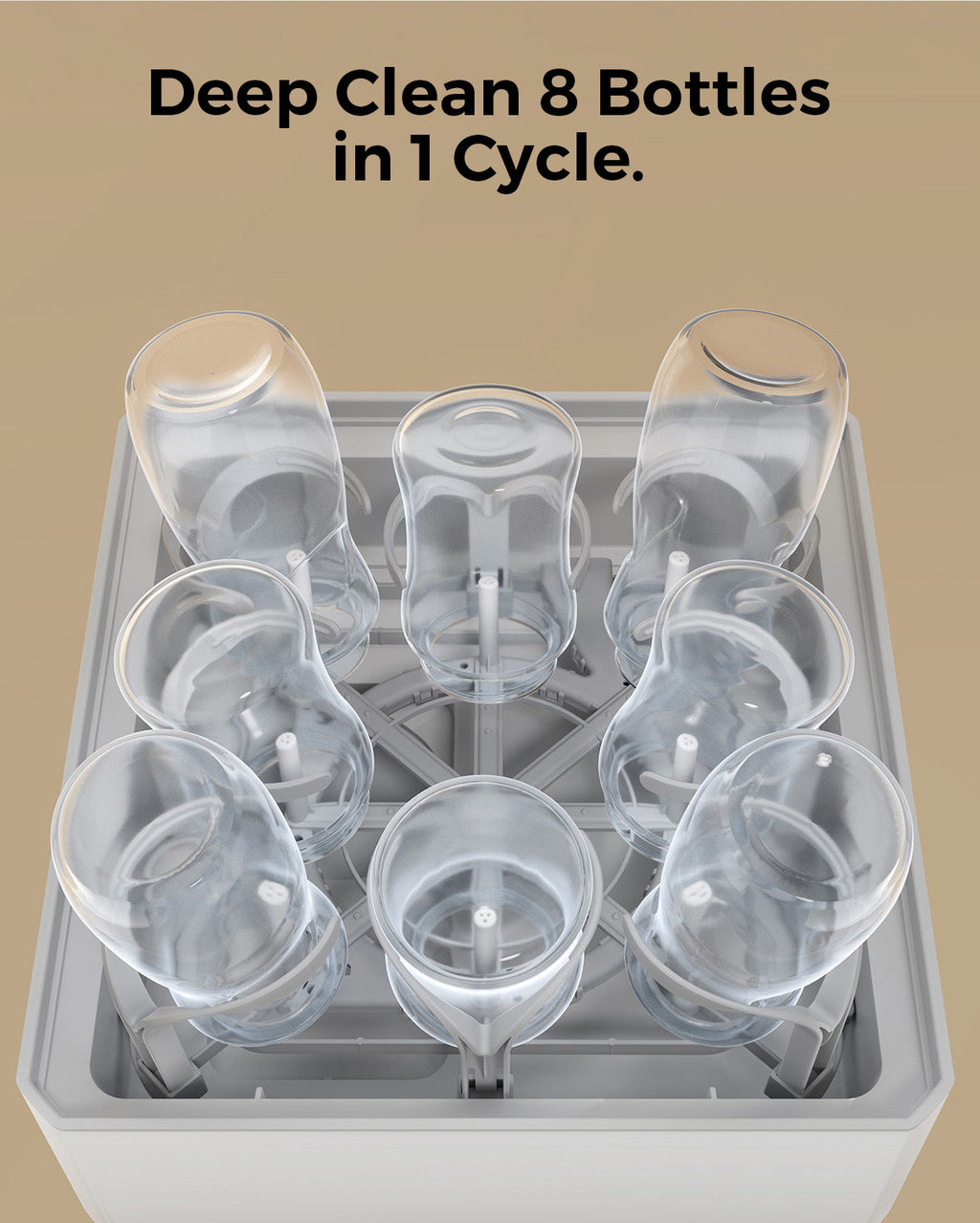 Pre-order: Momcozy DeepClean Baby Bottle Washer (D8)